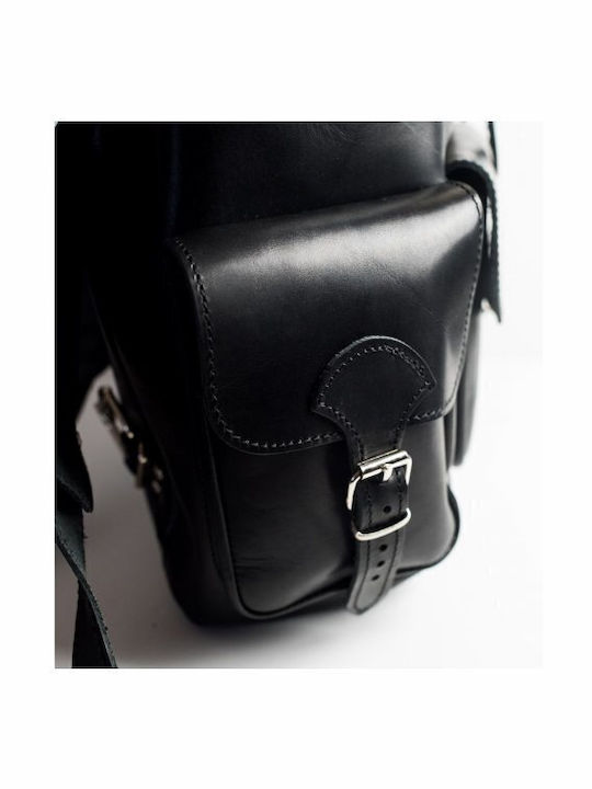 Leather Women's Bag Backpack Black