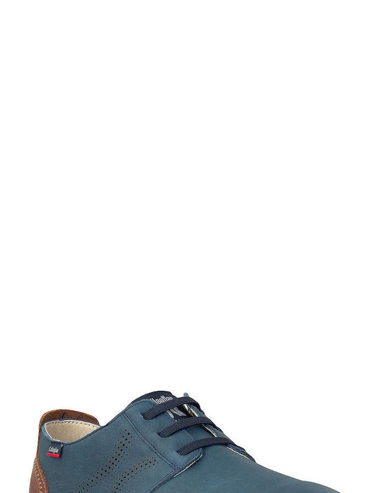 Callaghan Men's Leather Casual Shoes Blue