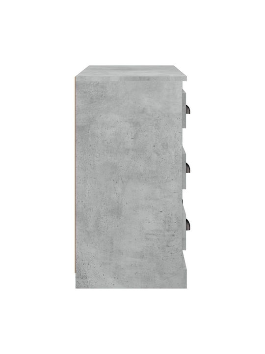 Bufet cu Sertare Gri 70x35.5x67.5cm