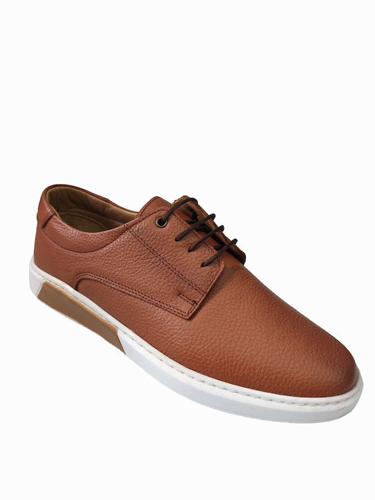 Gale Men's Leather Casual Shoes Tabac Brown