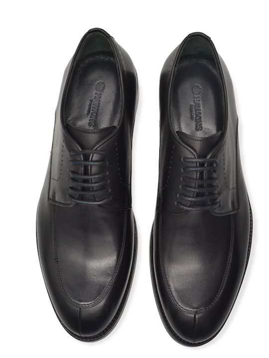 Leder Herren Freizeitschuhe Schwarz