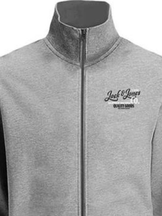 Jack & Jones Men's Sweatshirt Jacket Gray