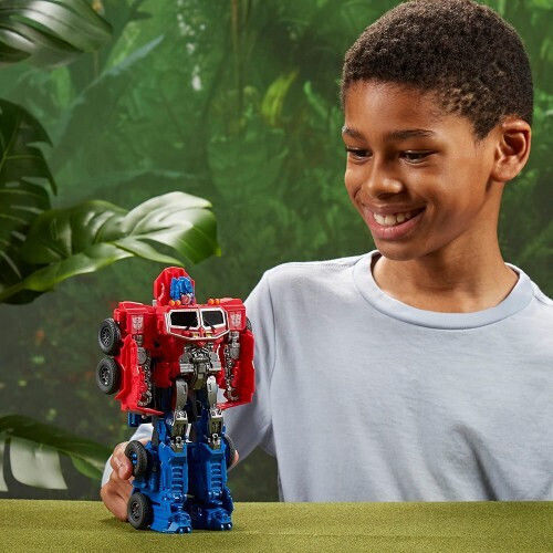 Action Figure Rise of the Beasts Movie, Smash Changer Optimus Prime Transformers Optimus Prime for 6+ years old Years 22.9cm.