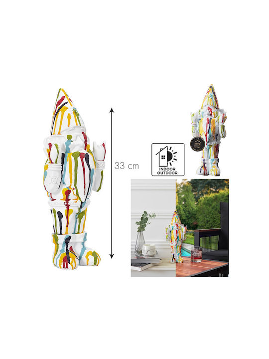 The Home Deco Factory Dekorativ Statuette aus Polyresin 13.5x12x33cm 1Stück