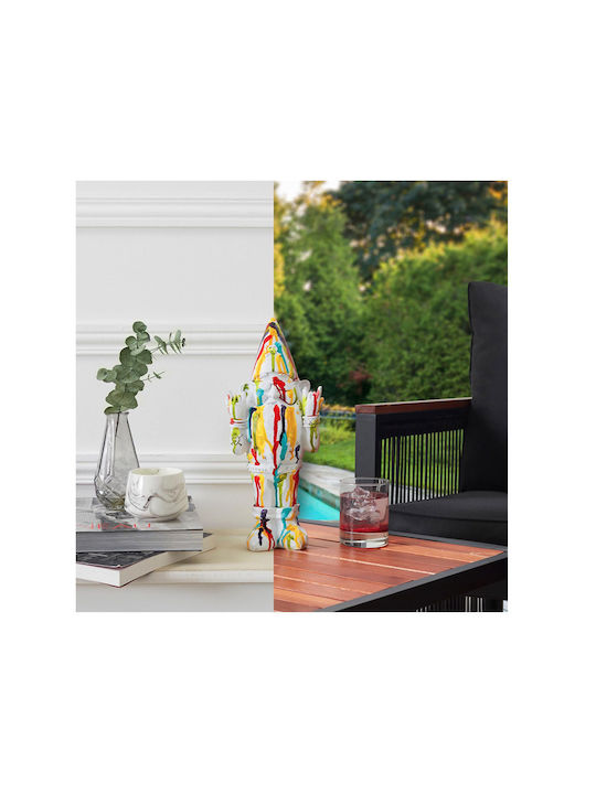 The Home Deco Factory Dekorativ Statuette aus Polyresin 13.5x12x33cm 1Stück