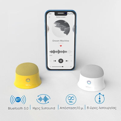 MiLi Mag-Soundmate Ηχείο Bluetooth με Διάρκεια Μπαταρίας έως 8 ώρες Κόκκινο