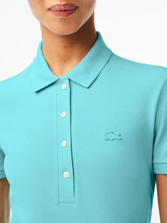 Bluze Damă Polo Mâneci Scurte Turcoaz