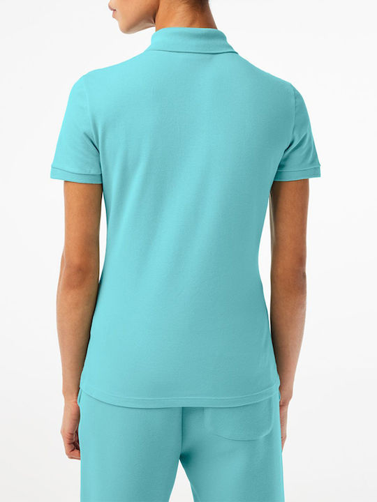 Bluze Damă Polo Mâneci Scurte Turcoaz