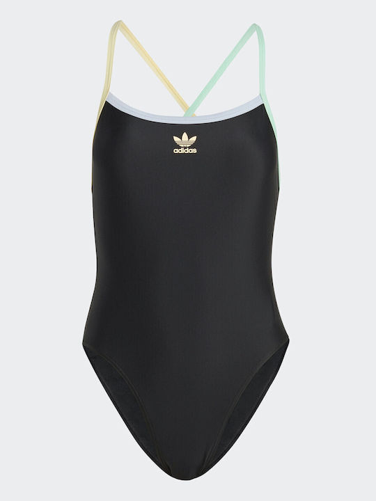 Performance Sportlicher Badeanzug Black/Almyel