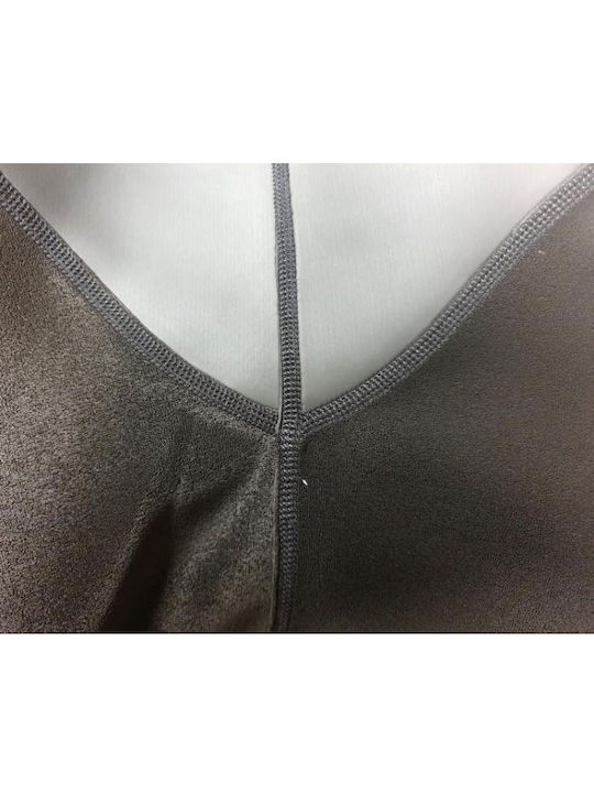 Dea Activewear Swimsuit with Zipper Black