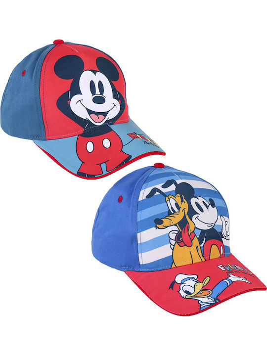 Cerda Παιδικό Καπέλο Jockey Υφασμάτινο Mickey Μπλε