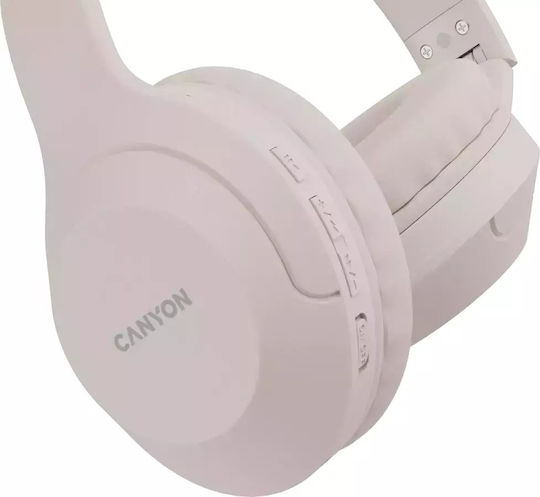 Canyon BTHS-3 Fără fir / Cu fir On Ear Căști cu 15 ore de Funcționare Roz