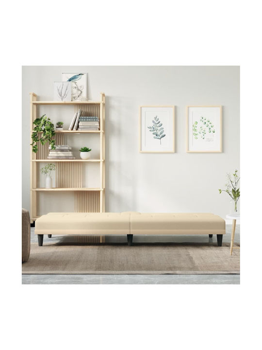 Canapea Cu Trei Locuri Pat Ecru 200x89x70cm