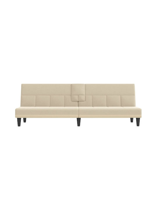 Canapea Cu Trei Locuri Pat Ecru 200x89x70cm