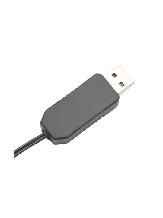 Τριθέσιος Καναπές Κρεβάτι Κίτρινος 200x89x70εκ.
