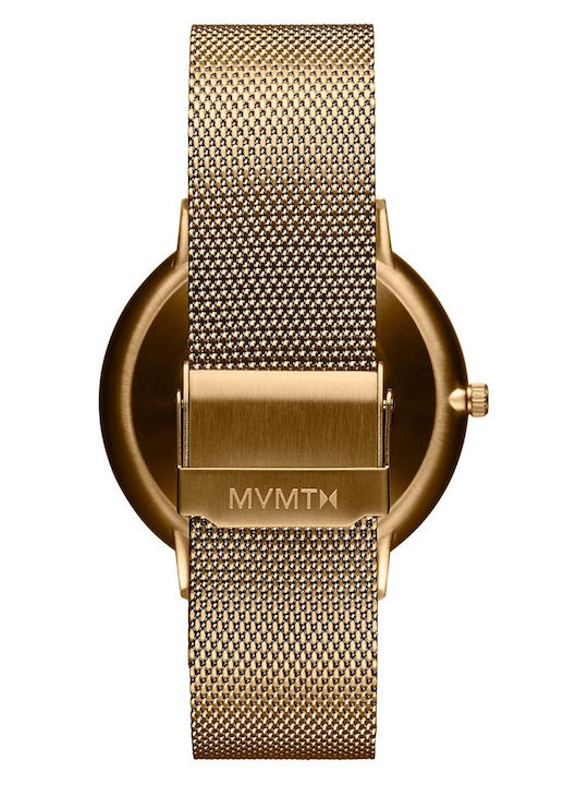 MVMT Legacy Men's Watch 43mm Battery with Gold Metal Bracelet