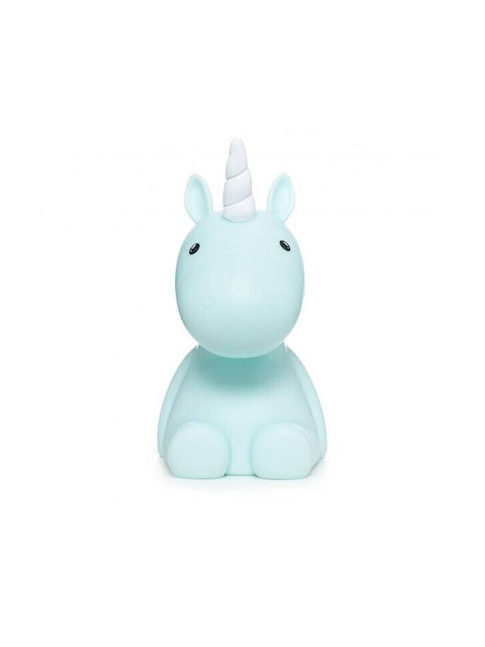 Dhink Lămpi De Veghe Pentru Copii Led Unicorn La Rețea Albastru