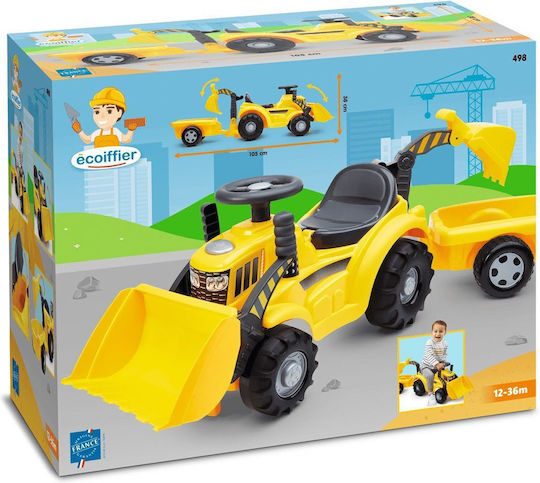 Ecoiffier Încărcător Mașină Ride On Pentru 12+ Luni Galben