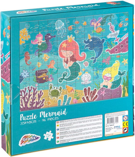 Kids Puzzle Mermaid for 5+ Years 96pcs Grafix