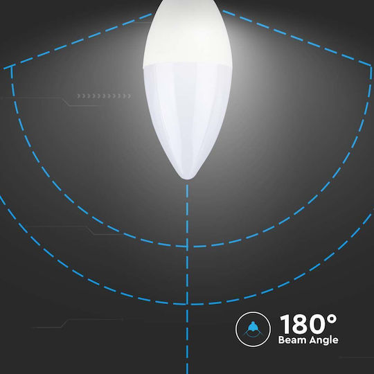 V-TAC Vt-226 LED Bulb 4.5W 100mm for Socket E14 Warm White 470lm