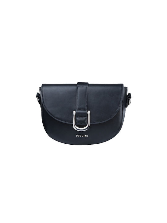 Puccini Damen Tasche Schulter Schwarz