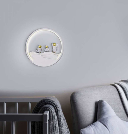Atman Led Plastic Kids Wall Light Space Atman Led Plastic Kids Wall Light Space