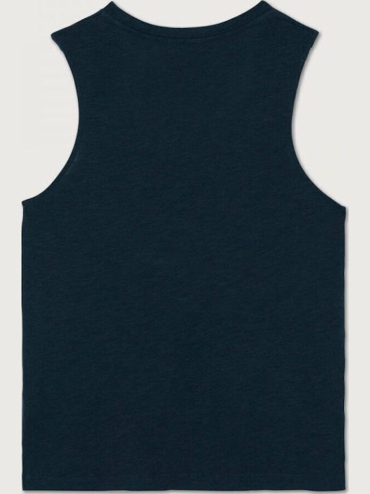 V Αμάνικο Γυναικείο Top Navy Μπλε