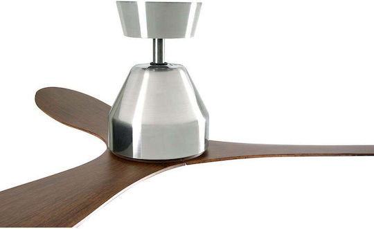 Lucci Air Whitehaven DC NL Ceiling Fan 143cm Brushed Chrome