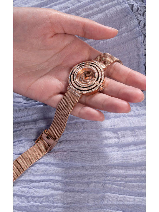 Guess Dream Ceas de Damă cu Rose Gold Brățară Metalică