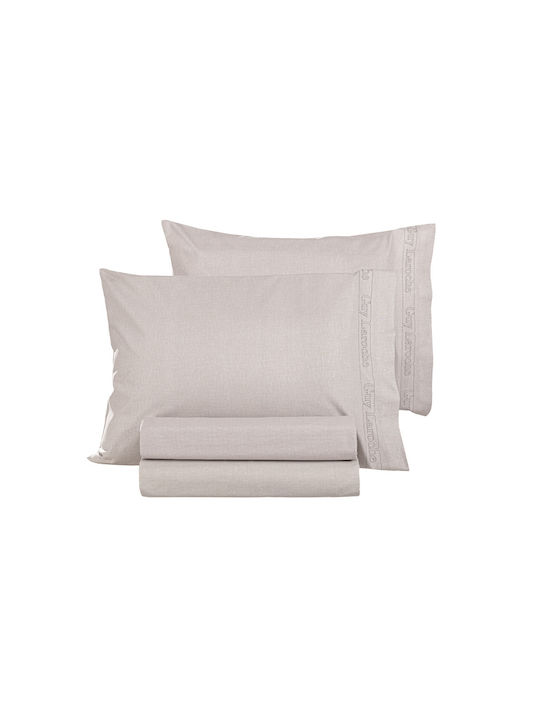 Guy Laroche Bettbezug Baumwolle Übergröße 225x245 Color Plus Perla