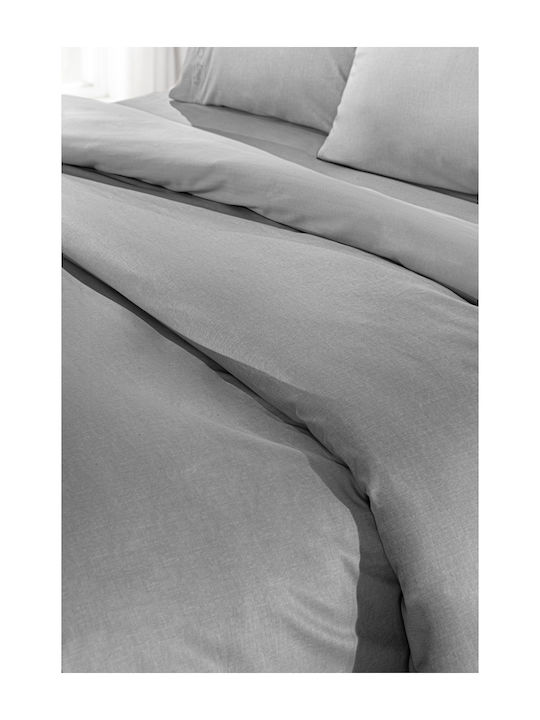 Guy Laroche Bettbezug Baumwolle Übergröße 225x245 Color Plus Silver