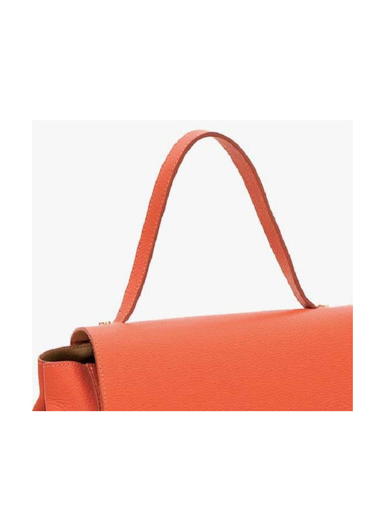 Bartuggi Leather Women's Bag Shoulder Orange