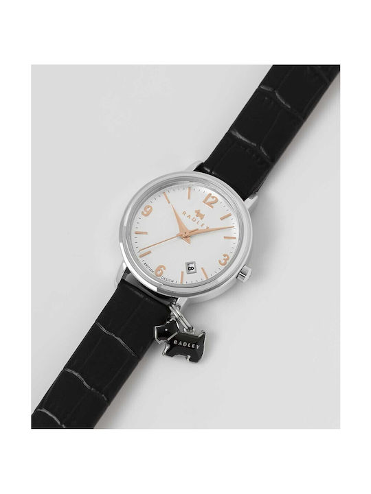 Radley Watch with Black Leather Strap