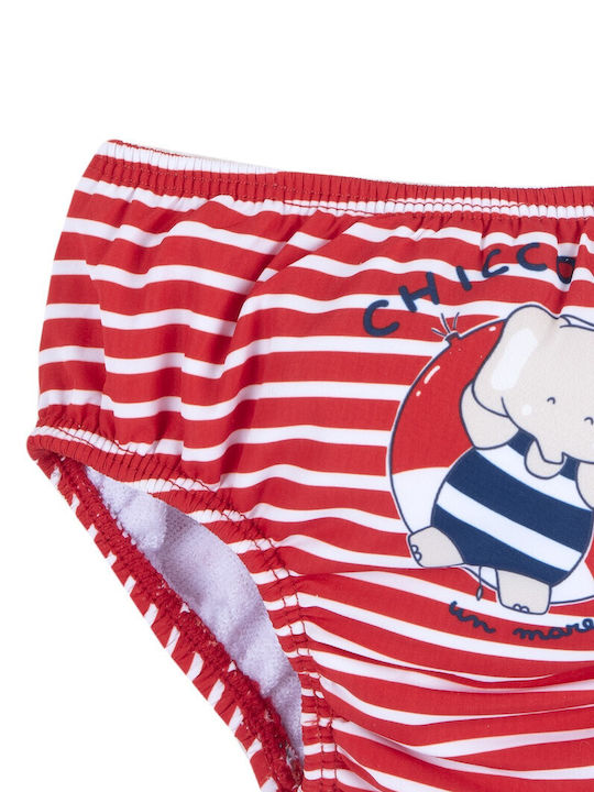 Chicco Kinder Badeanzug Schwimmwindel Rot