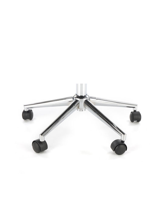 Desk Chair Gonzo 4 with Armrests Gray 60x53x105cm