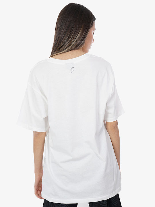 Freddy Damen Sport T-Shirt Weiß