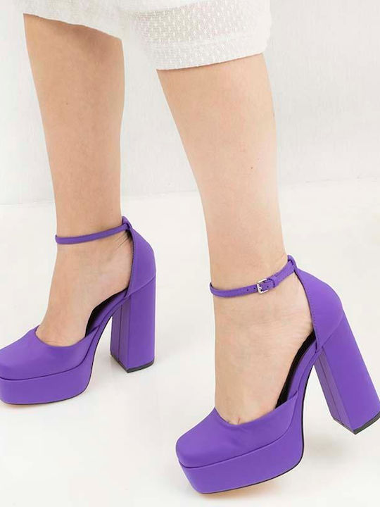 Corina Purple High Heels