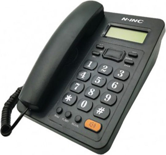 KX-T8207 Corded Phone Office for Elderly Black KX-T8207