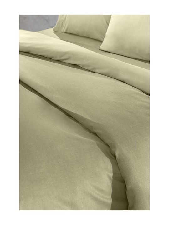 Guy Laroche Bettlaken Doppelter 200x265cm. Color Plus Olive