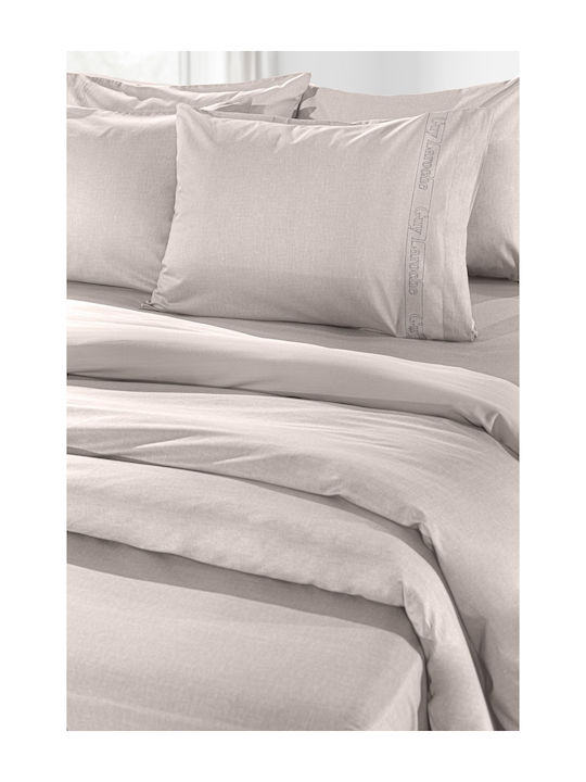 Guy Laroche Sheet Double 200x265cm. Color Plus Perla