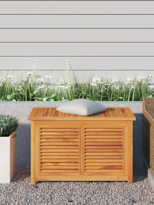 vidaXL Outdoor Storage Box Brown L90xW50xH58cm