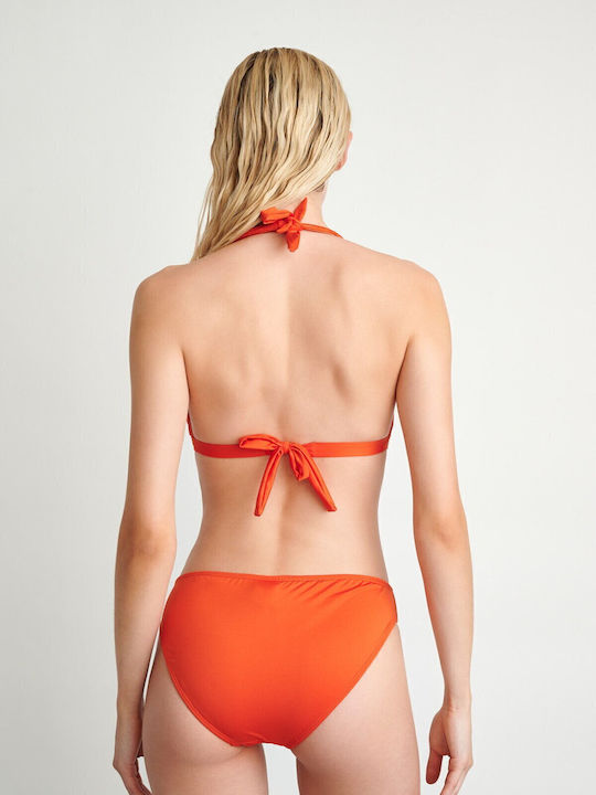 Bikini Τριγωνάκι D Cup με Ενίσχυση Orange
