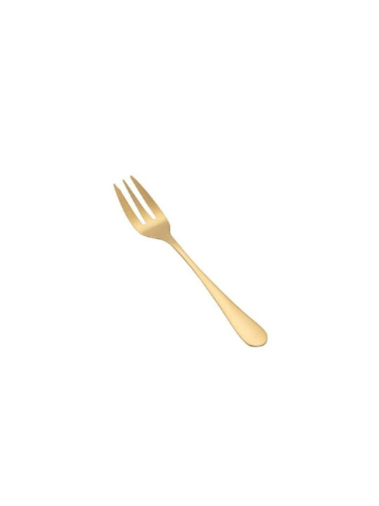 Dinox Inox Fruit/Dessert Fork Gold Matte Nis 15.5cm