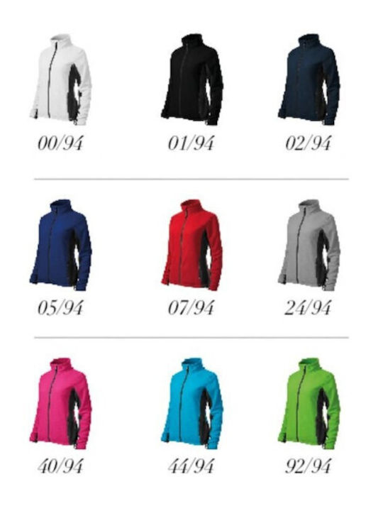 Kinderstrickjacke Fleece Rot