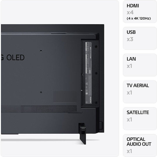 LG Smart Television 42" 4K UHD OLED Evo OLED42C34LA HDR (2023)