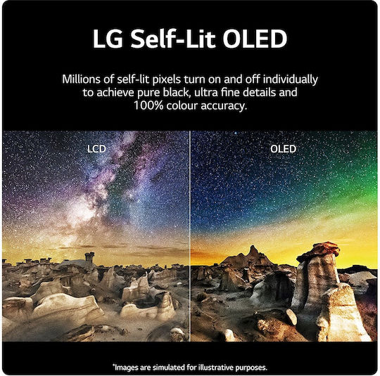 LG Smart Television 42" 4K UHD OLED Evo OLED42C34LA HDR (2023)