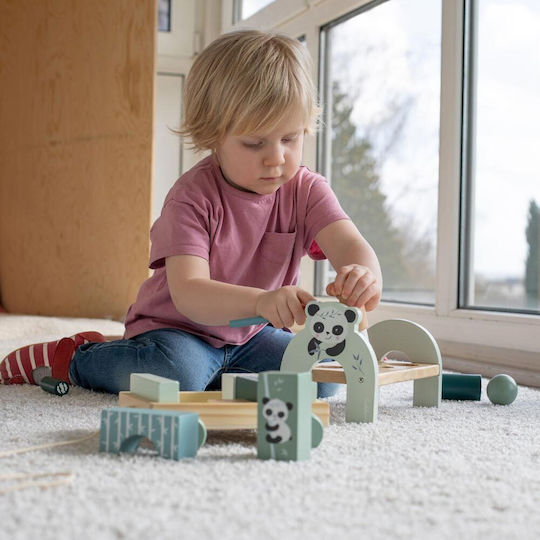 Eichhorn Spiel mit Hammer Hammer Panda aus Holz für 12++ Monate