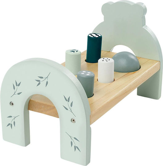 Eichhorn Spiel mit Hammer Hammer Panda aus Holz für 12++ Monate
