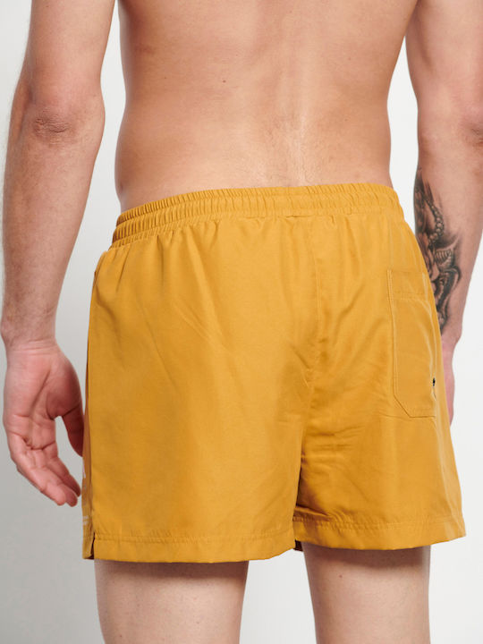 1231-952344 Men's Swimwear Bermuda Red with Patterns