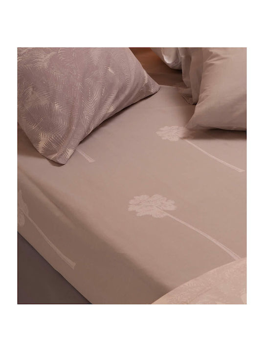 Melinen Sheet Sets Single with Elastic 100x200+32cm. Purge Gray 3pcs